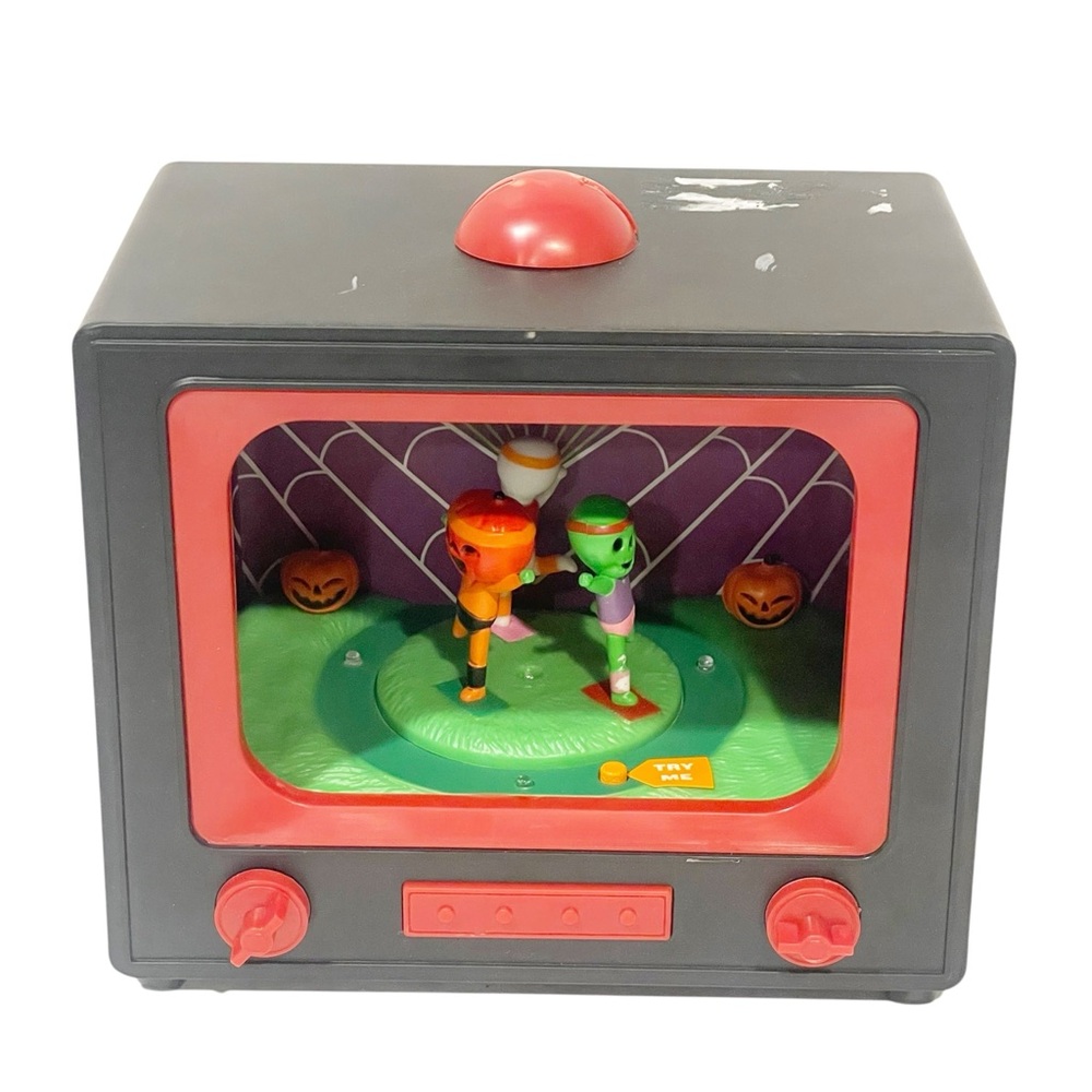 Target 6" Plastic TV Pumpkin Pump It Up Show Halloween Hyde‎ & EEK! Boutique